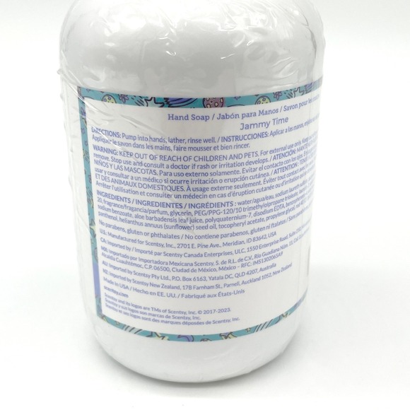 Scentsy Jammy Time Hand Soap 11oz Lavender Freesia Sweet Pea Gentle Foaming Wash - Picture 3 of 6